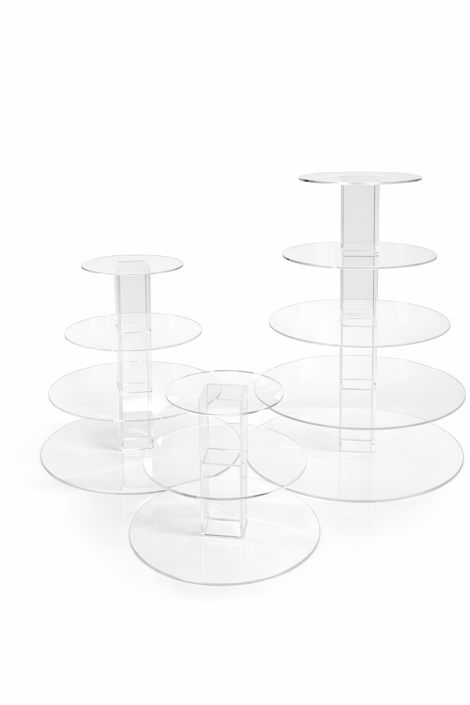 acrylic cake stands