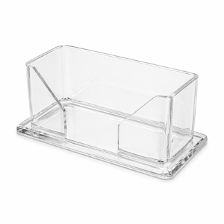 clear business card holder