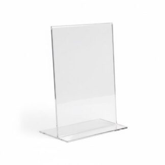 Clear Acrylic double-sided menu stands