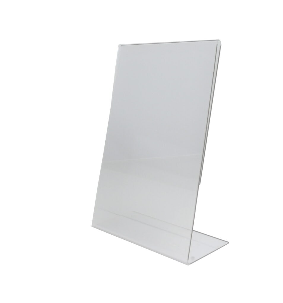 Single Sided Acrylic Menu Stand